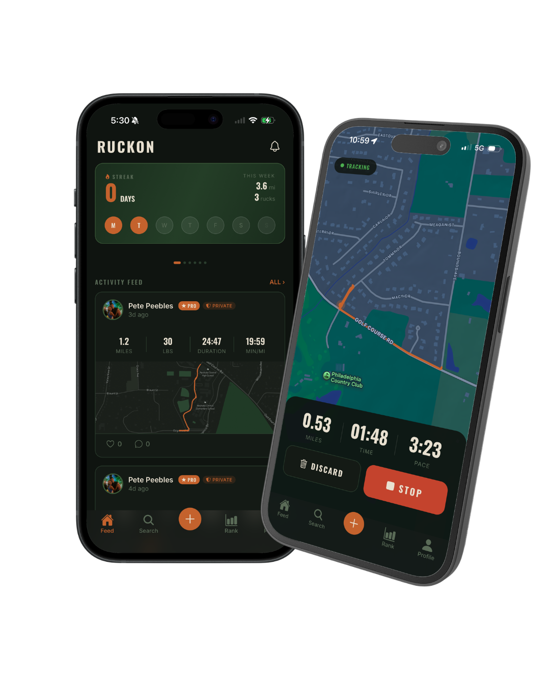 RuckON app